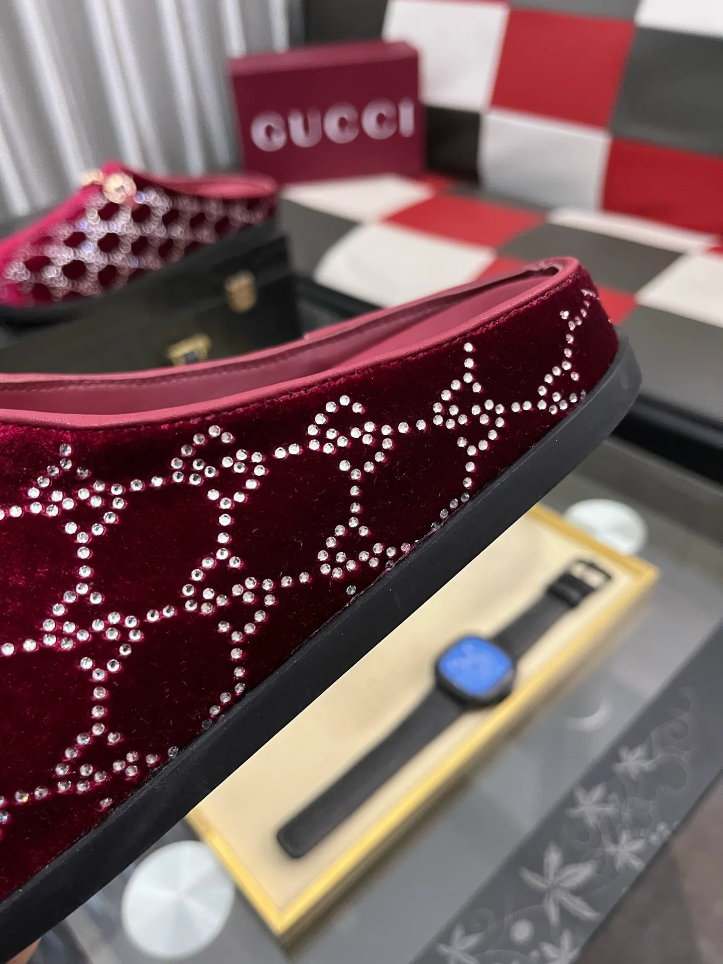 Ex-factory price: 460⌚️⌚️[Gucci] 2025 new season half-slip men's shoes, made of Italian imported first-layer frosted cowhide➕sheepskin lining, original hardware buckle, original combination of wear-resistant outsole, real shot 🎬 very comfortable on the feet, 4️⃣ colors available in sizes 38-44